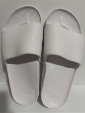 Archie’s Men's White Unisex Slide Sandals Arch Support Comfort Mens 14